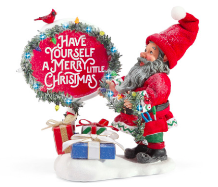 Santa Gnome “Have Yourself A Merry Little Christmas.”