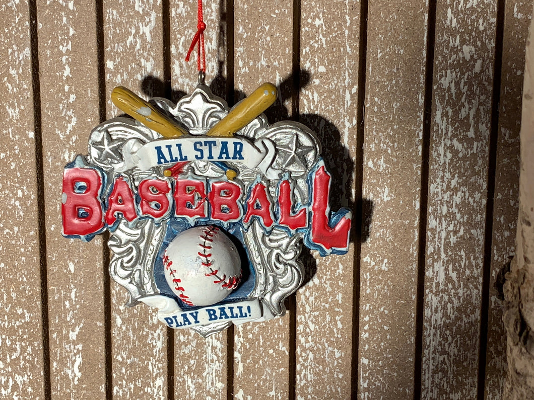 Baseball  Allstar Ornament