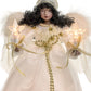 12” Black Angel Tree topper