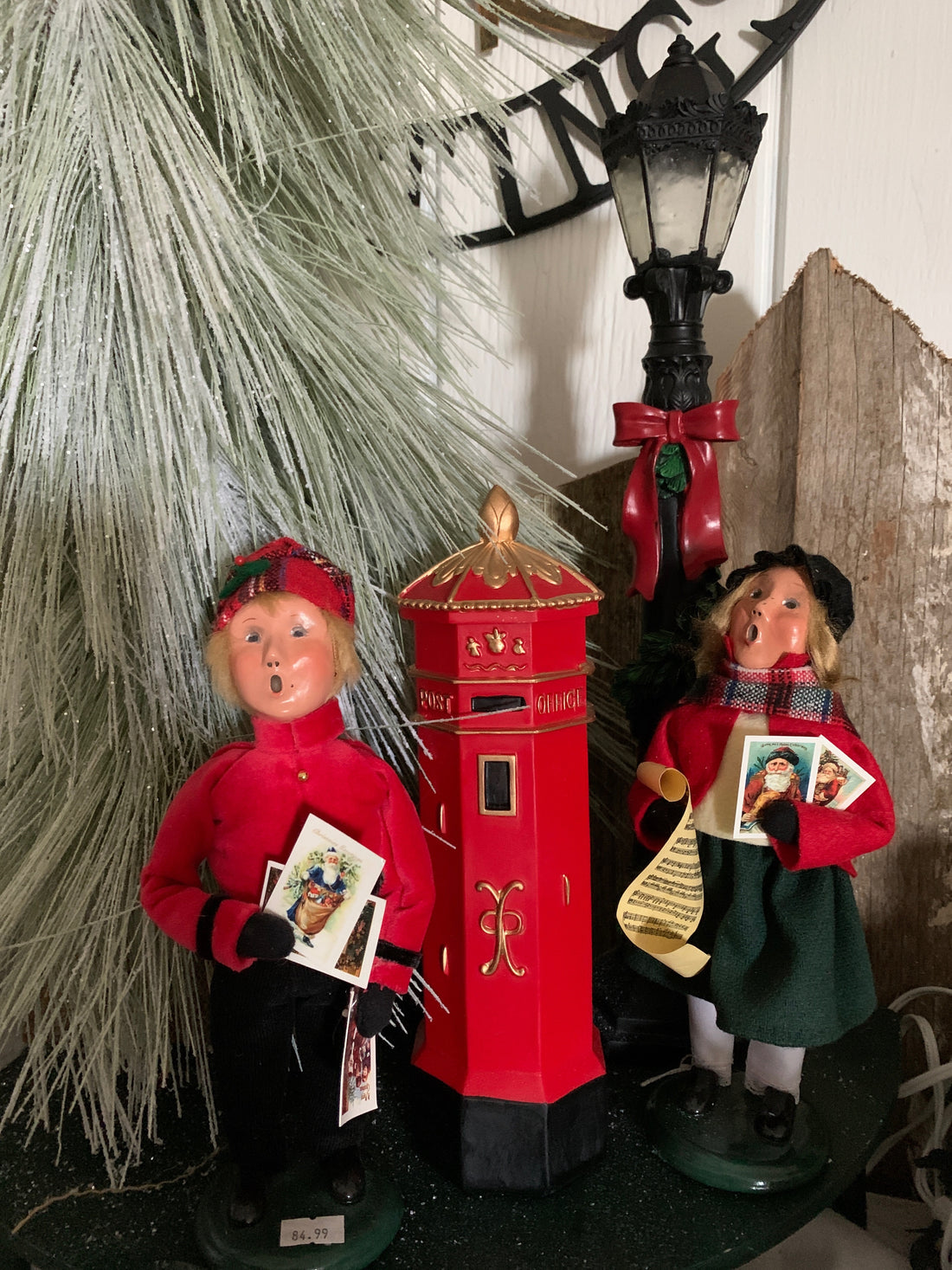 English Mailbox Byers Choice Caroller Accessory