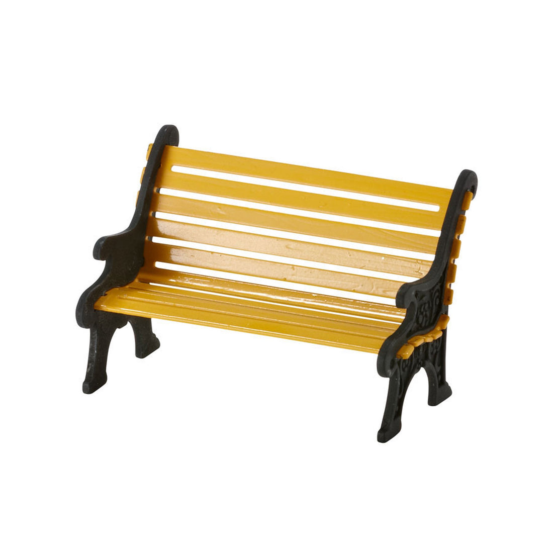 City Wrought Iron Park Bench D56 Village Accessory