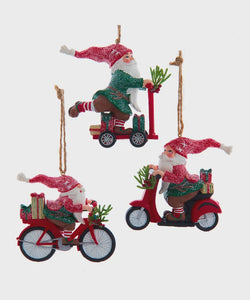 Gnome On Wheels Ornament