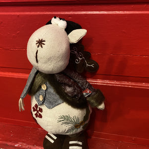 Funky Plush Moose w/ Top Hat