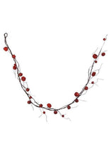Load image into Gallery viewer, Curly Twig Red Jingle Bell Garland
