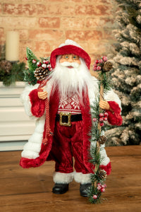 White & Red Robed Santa Claus