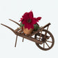Poinsettia Wheelbarrow