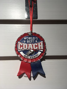 World’s Best Coach ornament