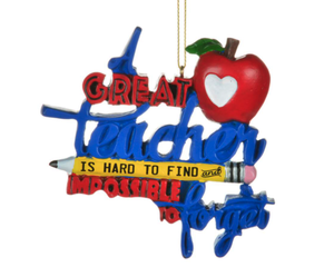 Great Teacher Ornament