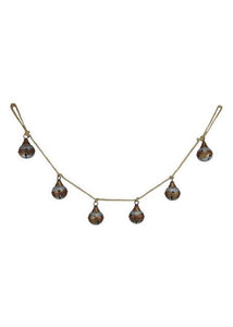 Rust Metal Jingle Bell Garland