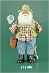 Fisherman Santa Claus (19")