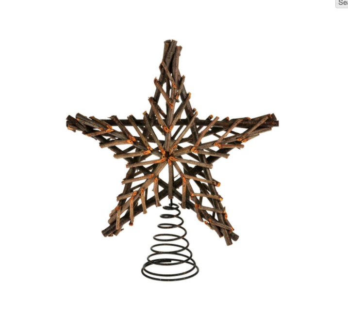 Twig 3d Star Tree Topper