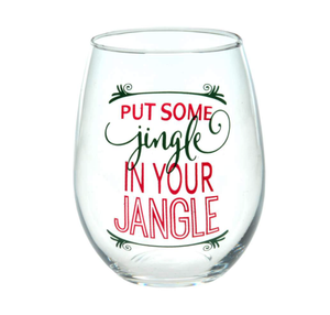 Put Some Jingle Stemless Wineglass