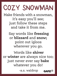 Little Snowman Charm