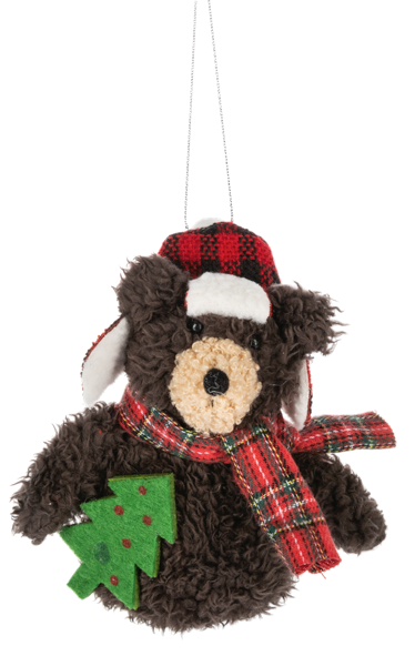 Plush Bear Ornament