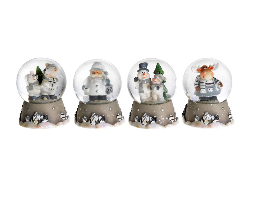 Small Grey Kids Snowglobe