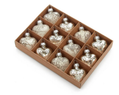 Mercury Glass Heart Ornament (set of 12)