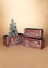Load image into Gallery viewer, Red Vintage Christmas Crates - 3 styles
