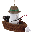 Smores Fishing Boat Ornament