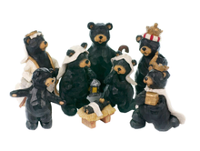 Load image into Gallery viewer, Black Bear Nativity
