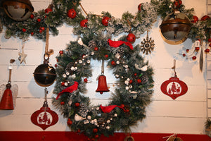 Flocked Garland 9'L