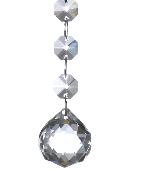 Crystal Drop Ball Ornament